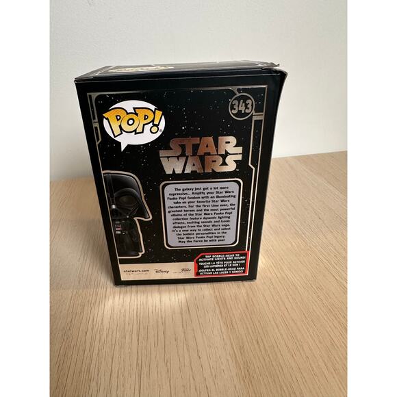 Funko Pop! Star Wars Darth Vader #343 Lights & Sound Action - NEW - Picture 5 of 5